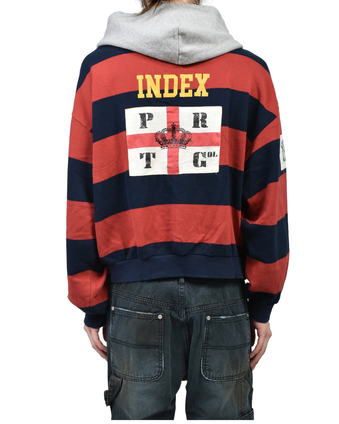 Protocol Index Stripe Hoodie – TUG OF LOOKS