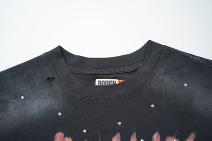 ROUGHPLAY “Battle Wounds” Cut-Off Tee