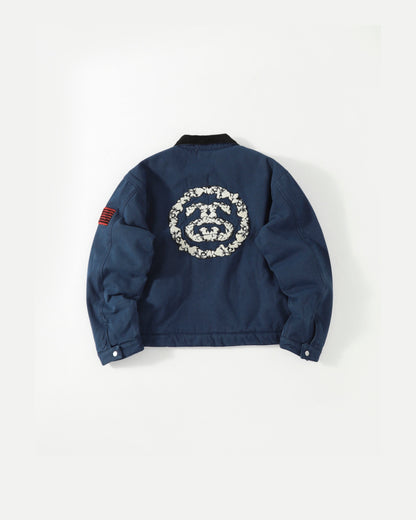 DT x Stussy Never Renege Canvas Work Jacket