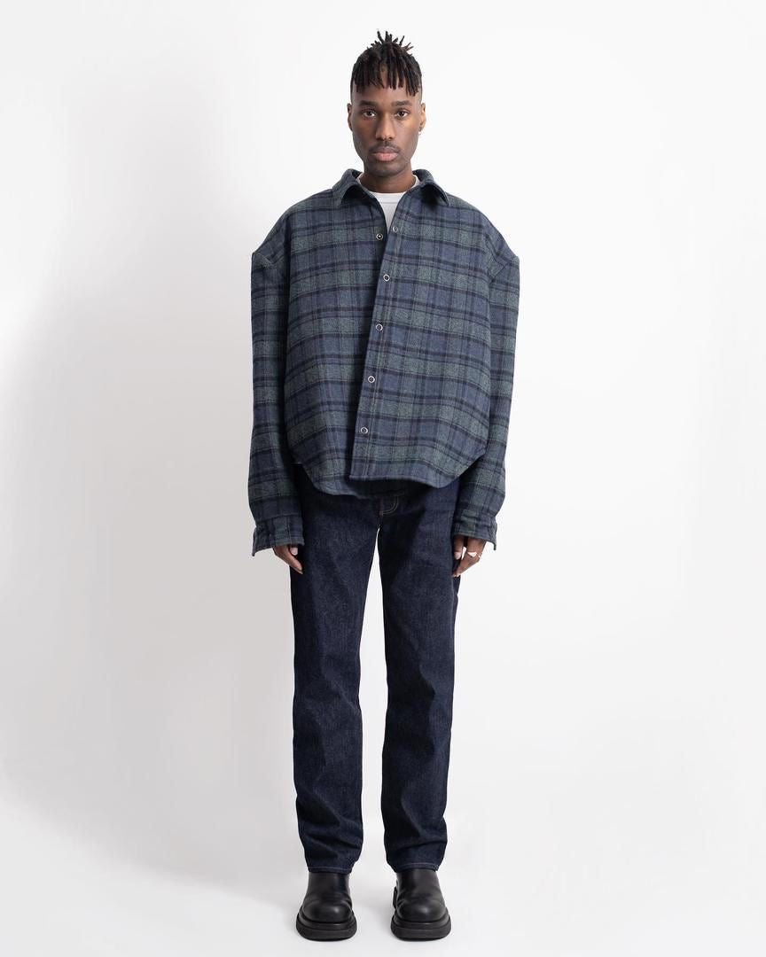 Relaxed Plaid Overshirt