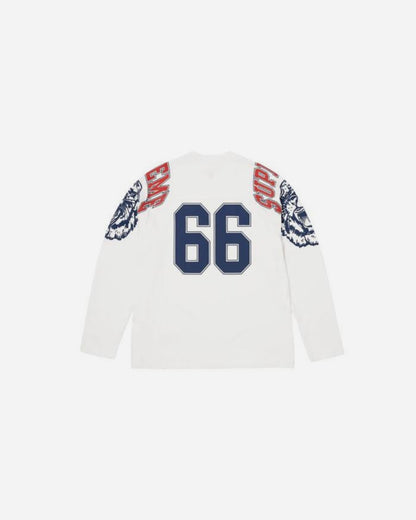 Supreme Mascot L/S Football Top 'White'
