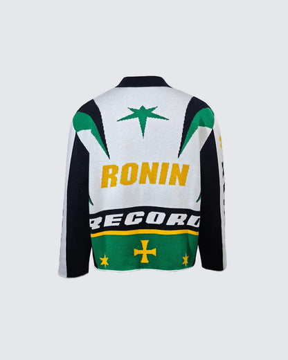 Ronin Record Zip Knit Jacket