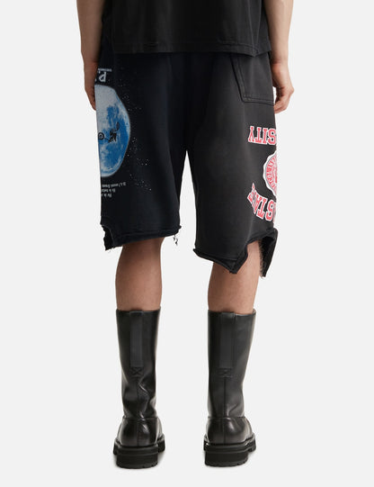 RECONSTRUCTED EARTH SWEAT SHORTS