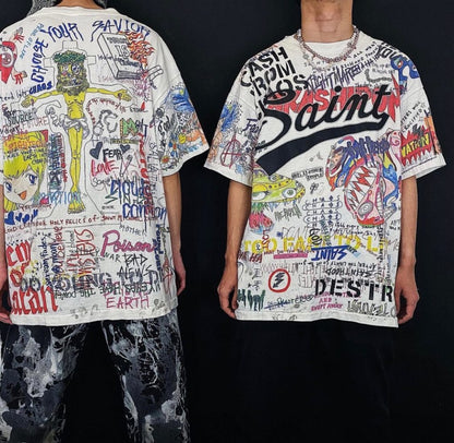 Saint Mxx x TAKASHI Graffiti Tee