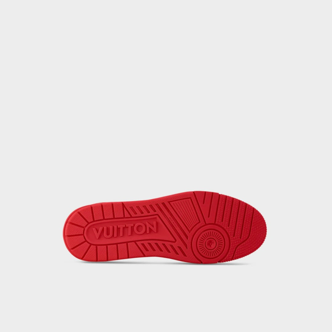 LV Damier Trainer Sneaker - Rouge