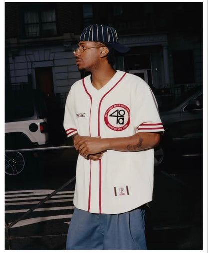 Supreme 40 Acres Twill Baseball Jersey