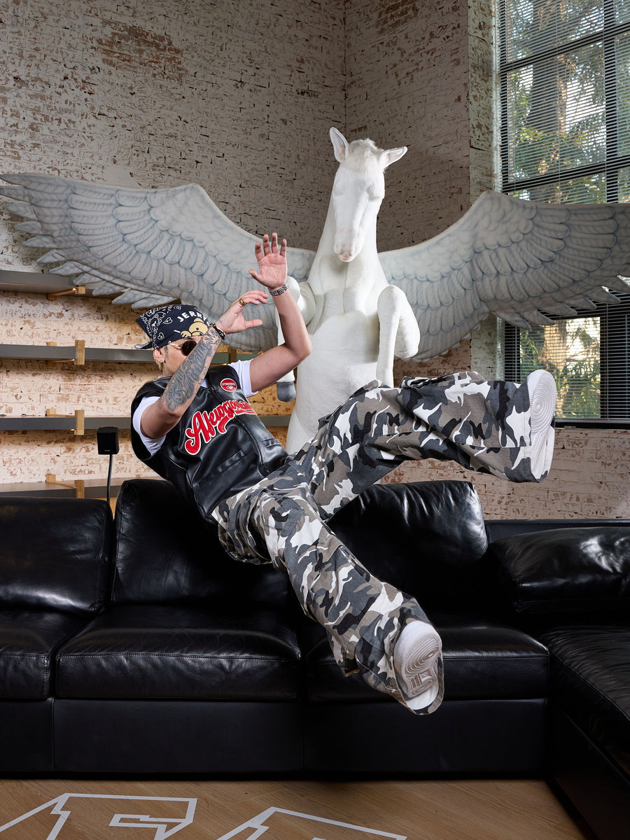 AFGK Faux Leather Vest