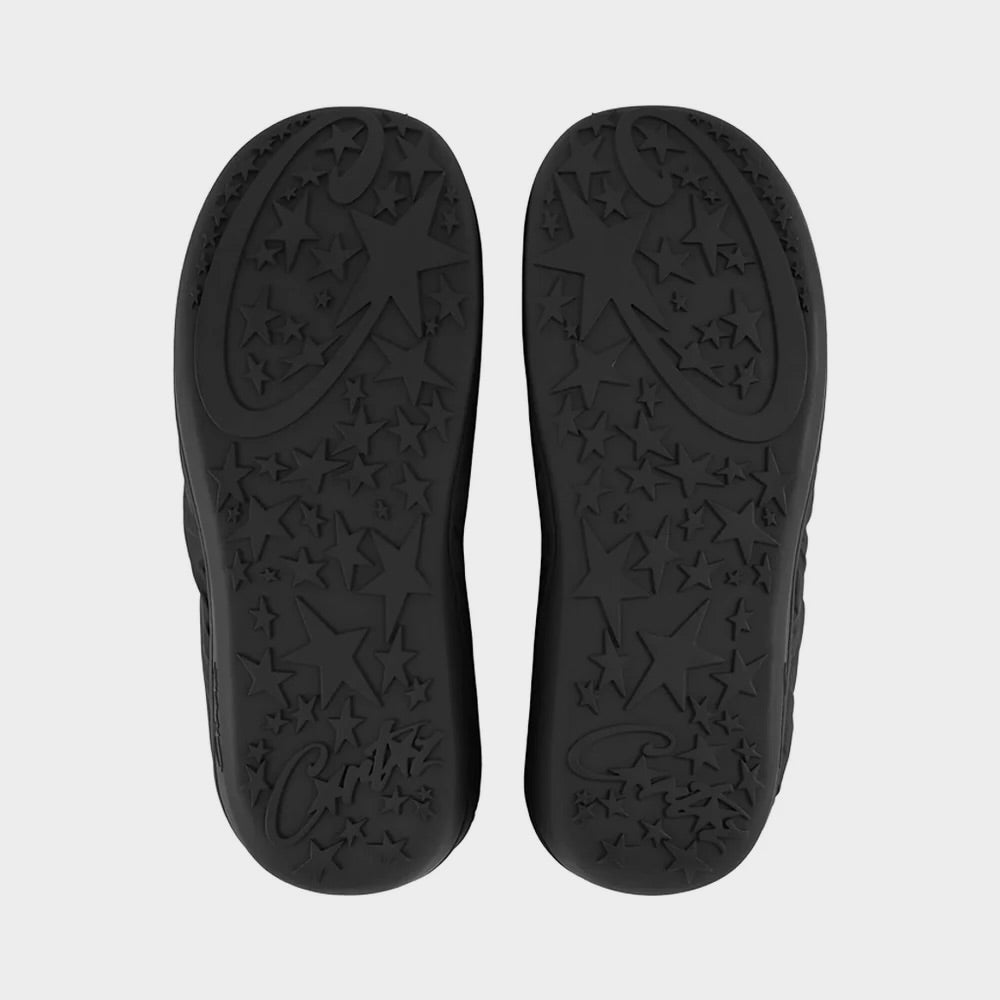 Corteiz 'Crib Crep' Slides – Black