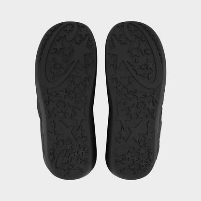 Corteiz 'Crib Crep' Slides – Black