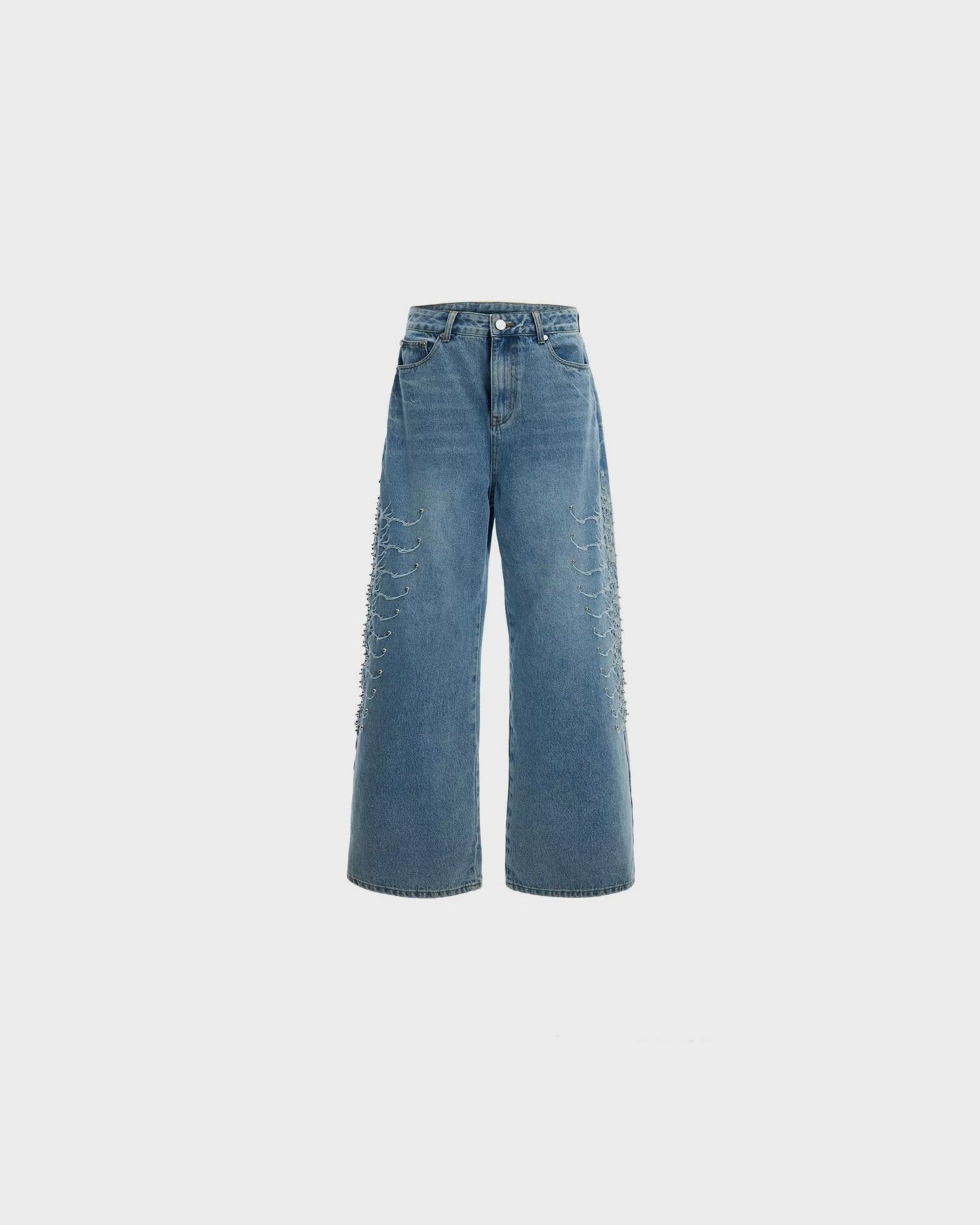 Beaded Nebula Flare Jeans