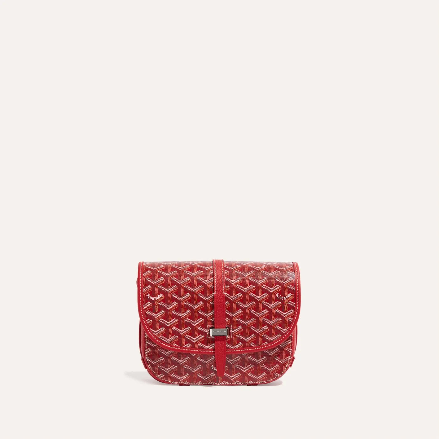 Goyardine Belvédère Messenger Bag - Red