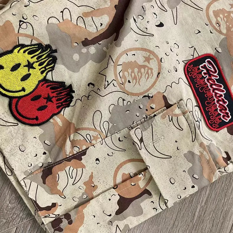 Desert Camo Emblem Shorts