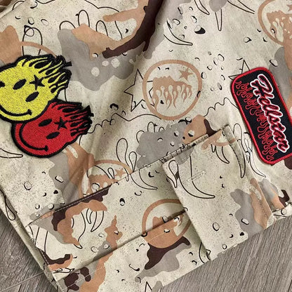 Desert Camo Emblem Shorts