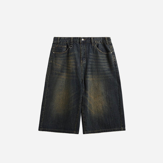 Men’s Premium 3/4 Denim Jorts - Dust Blue