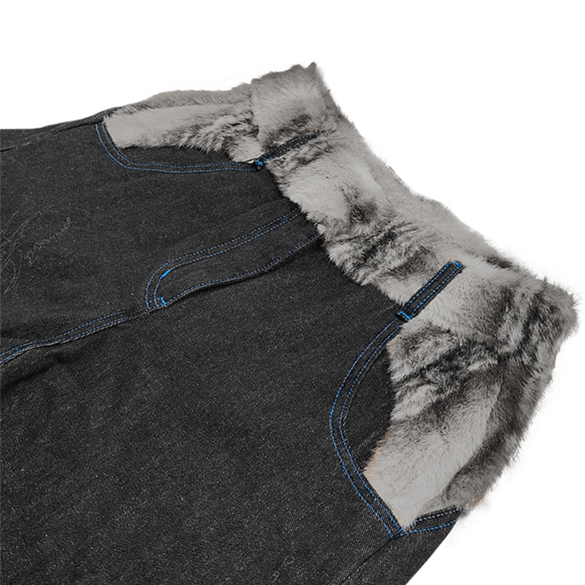 FROSTVEIN LASER WIDE-LEG DENIM