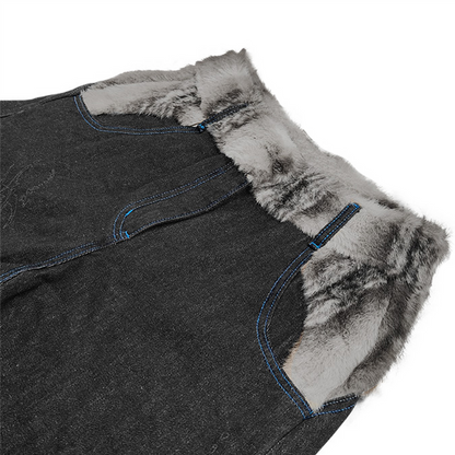 FROSTVEIN LASER WIDE-LEG DENIM