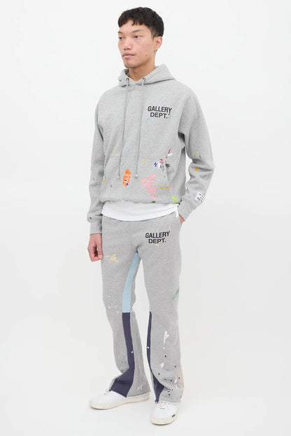 GD Paint Splatter Pants - Grey