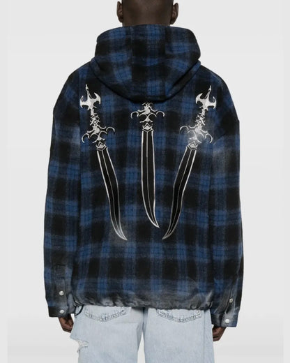 THUG CLUB HOODED FLANNEL