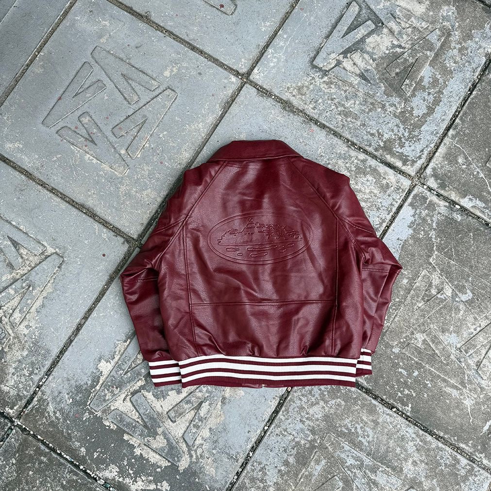 CRTZ Skydive Jacket in Burgundy