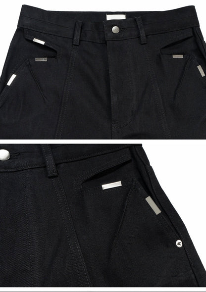 SCULPTED FLARE TROUSERS