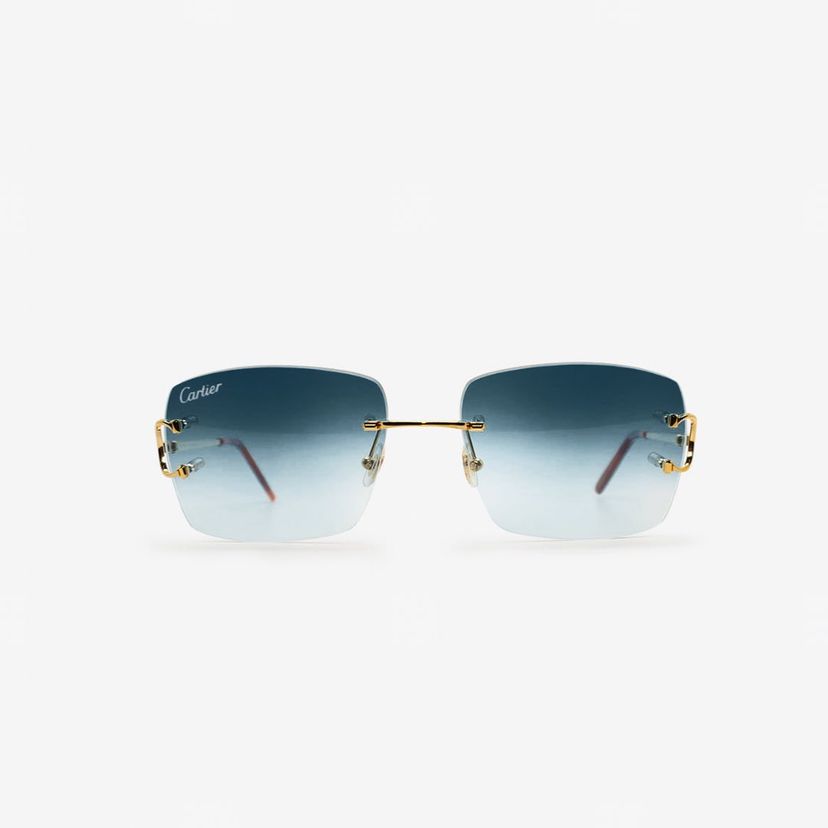 SANTOS DE CARTIER RIMLESS SUNGLASSES