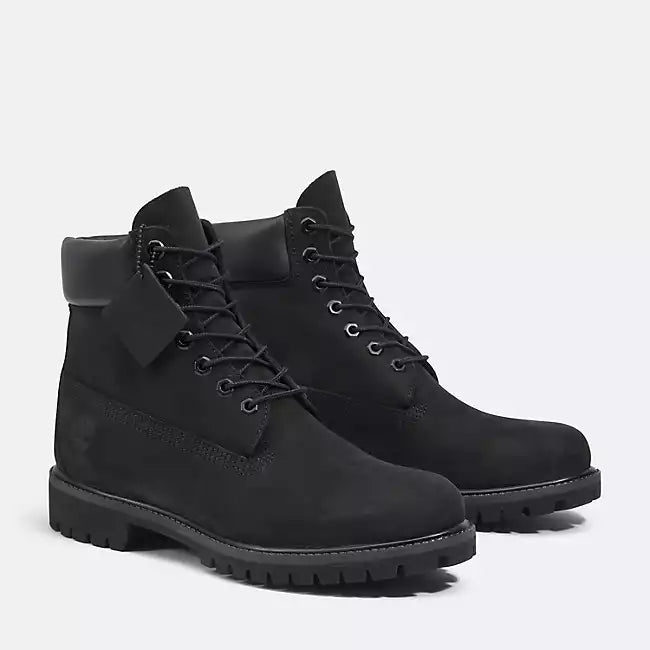 Timberland Premium 6-Inch Waterproof Boot - Black Nubuck