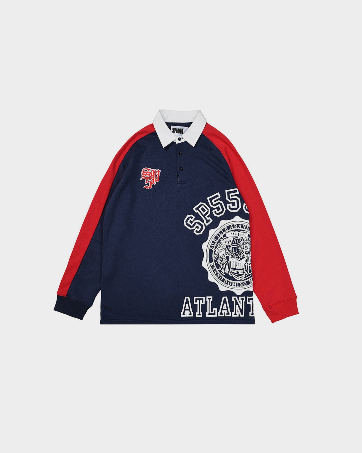 SP5DER Navy Academy Rugby Shirt
