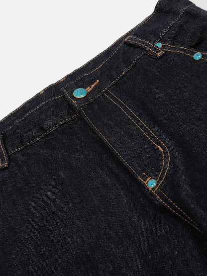 Wide Leg Indigo Denim