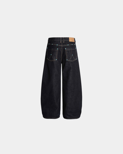 Wide Leg Indigo Denim