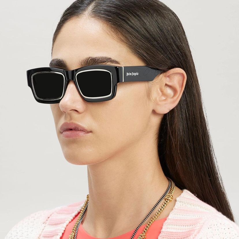 Raymond Square Contrasting Acetate Sunglasses