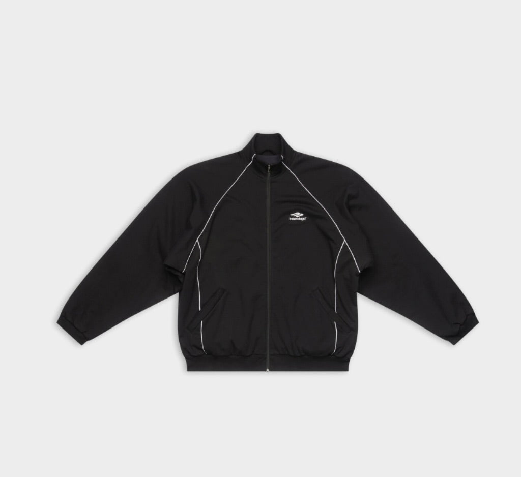 Balenciaga 3B Sports Icon Tracksuit Jacket in Fleece