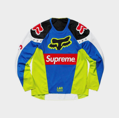 Supreme x Fox Racing Moto Jersey - Blue