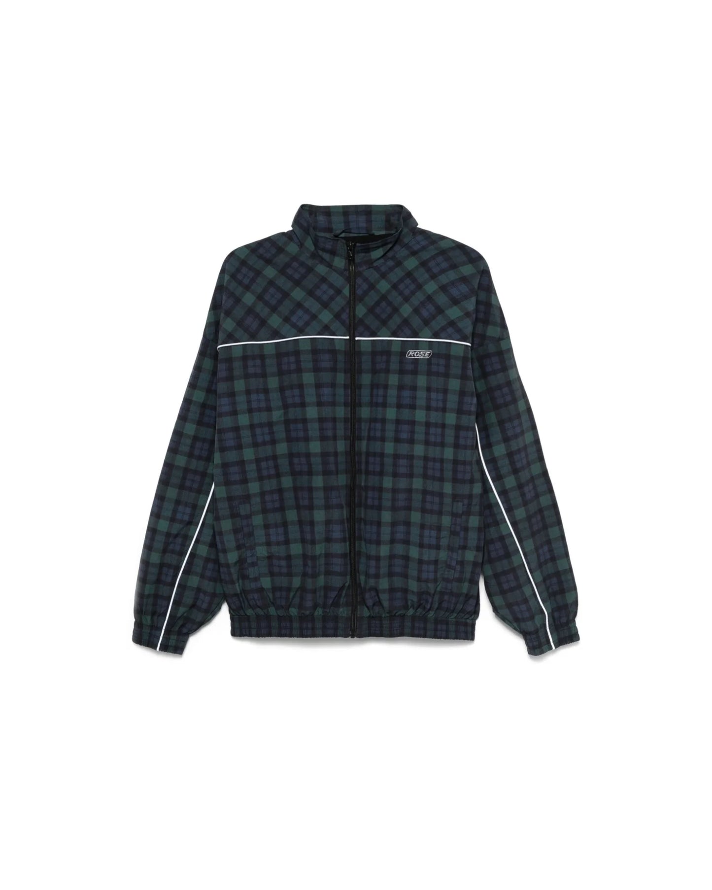 PLAID TRACK JACKET