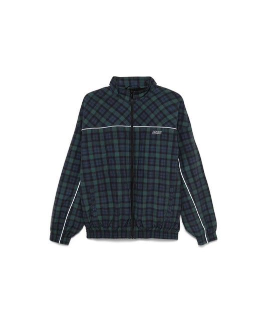 PLAID TRACK JACKET