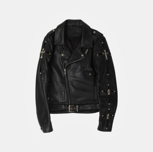 CH Gothic Hardware Leather Jacket