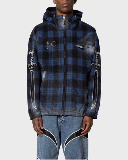 THUG CLUB HOODED FLANNEL