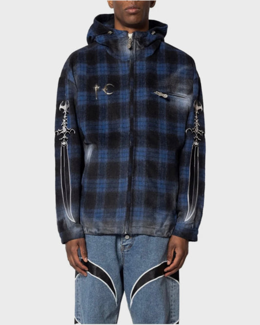 THUG CLUB HOODED FLANNEL