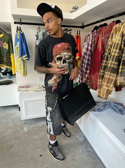 14oz Bone Denim Jorts