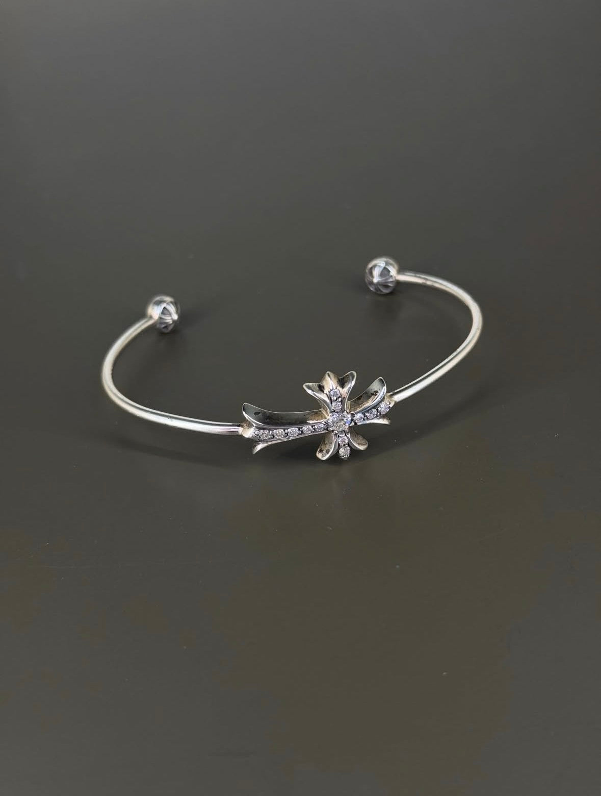 CH .925 Silver Studded Bracelet