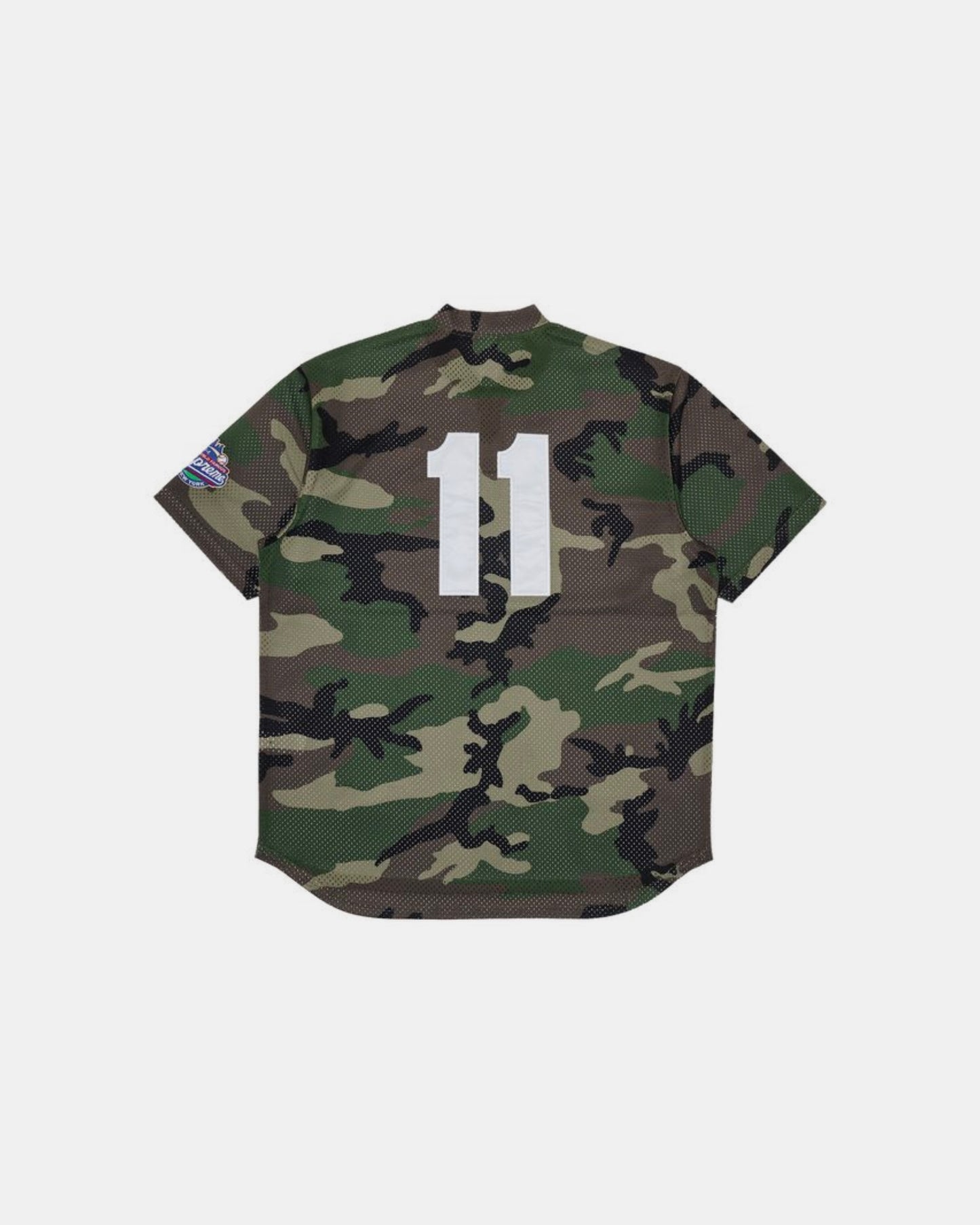 Supreme S Logo Baseball Henley 'Woodland Camo'