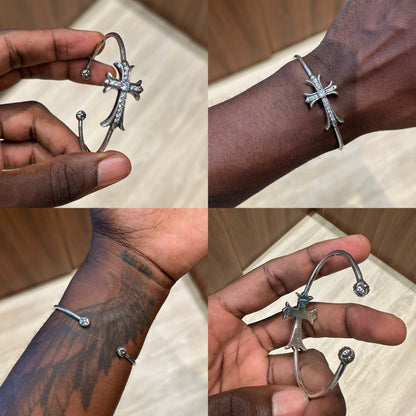 CH .925 Silver Studded Bracelet