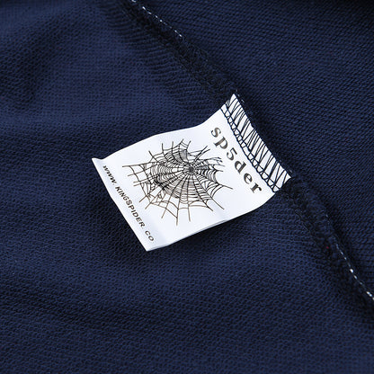 SP5DER Navy Academy Rugby Shirt