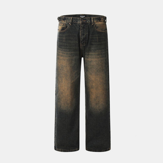 Men’s Loose Fit Denim Jeans - Indigo Wash