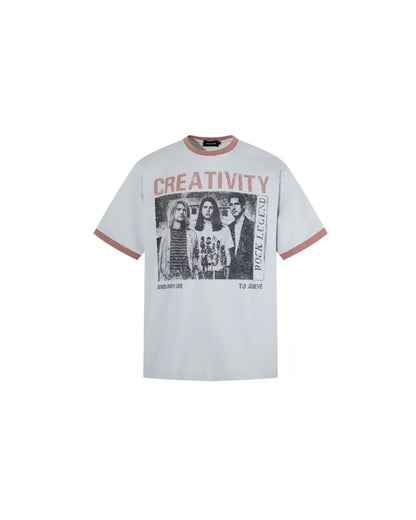 Creativity Metal Ringer Tee