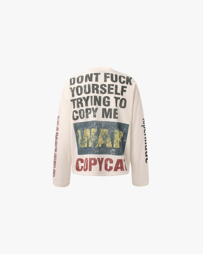 “Don’t Copy Me” Heavy Graphic Knit