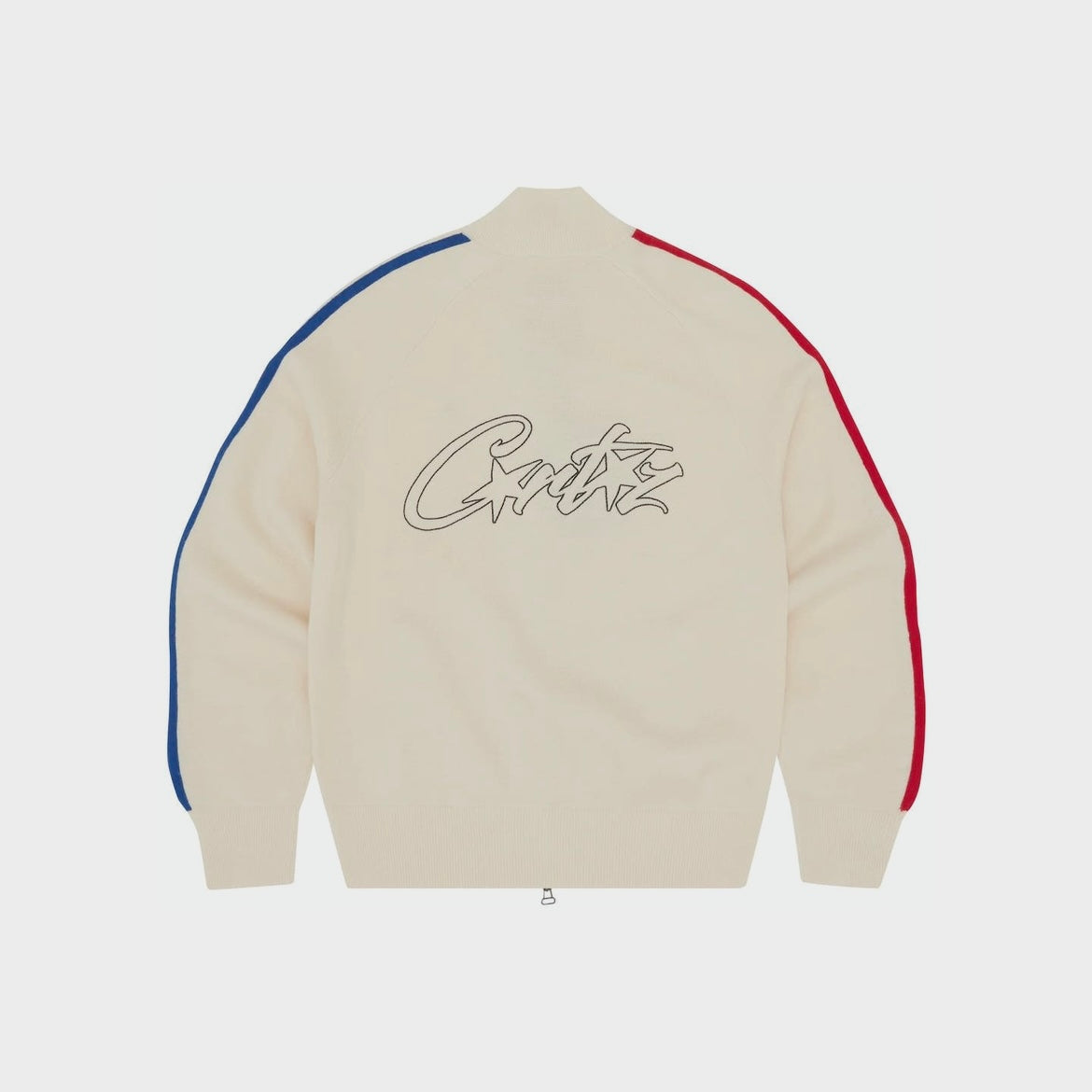 Corteiz Knit Zip Up Fleece - Cream