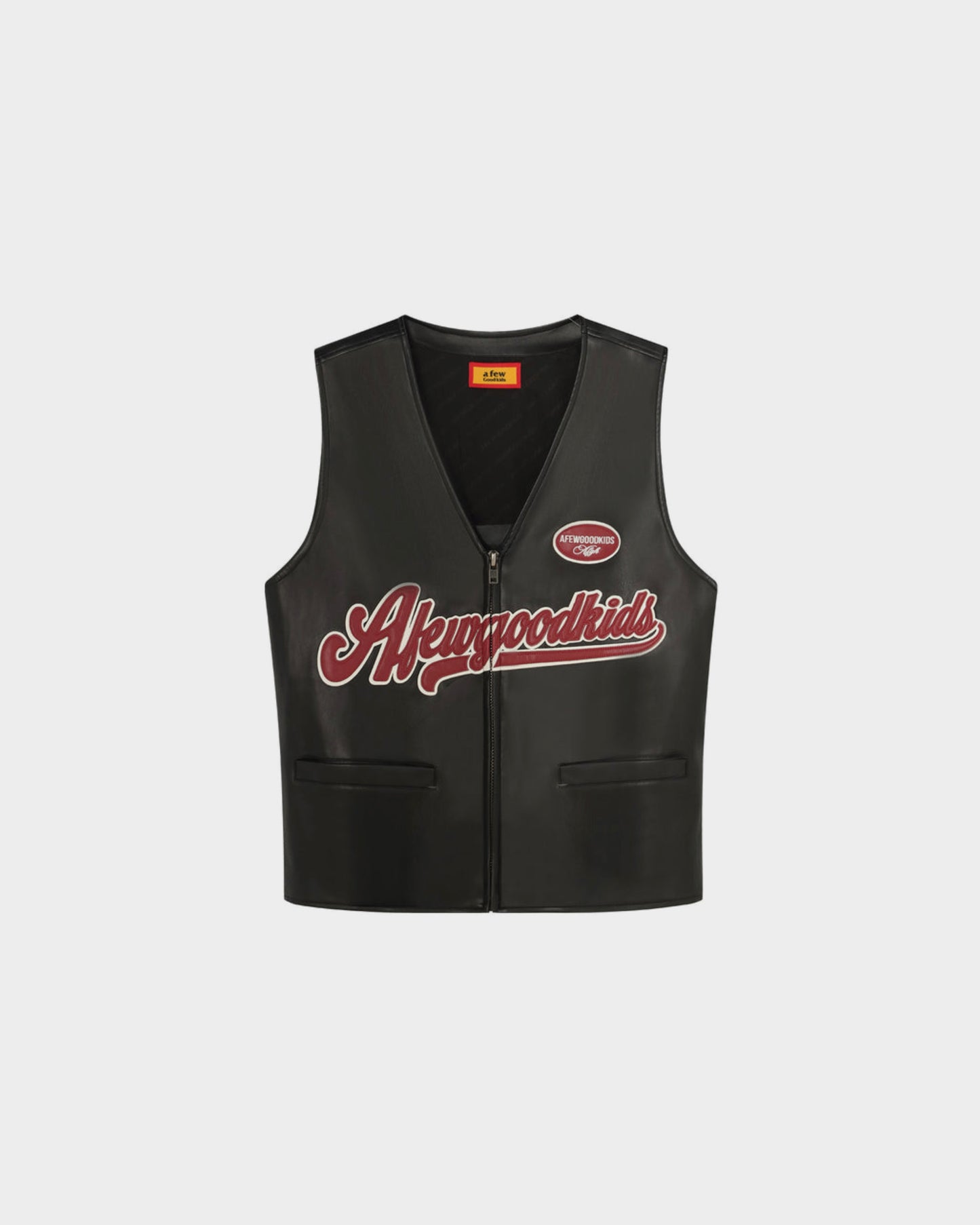 AFGK Faux Leather Vest