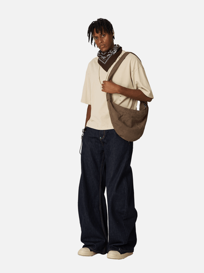 Wide Leg Indigo Denim