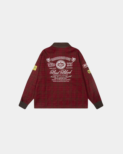 Bad Blood Studios Tartan Rugby Shirt