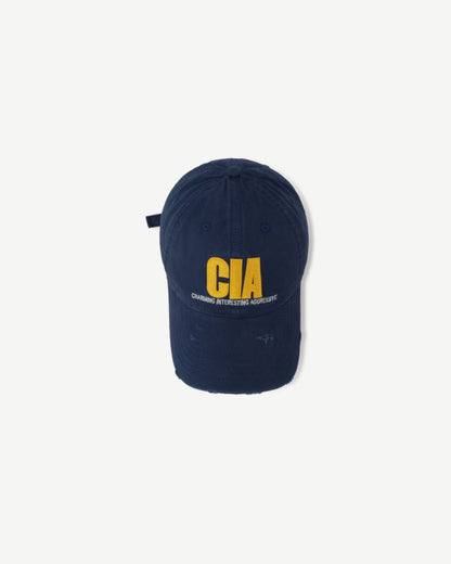 C.I.A Distressed Hat - Navy